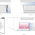 The geometry of the subtly twisting space was driven by sightlines, privacy and anthropometrics